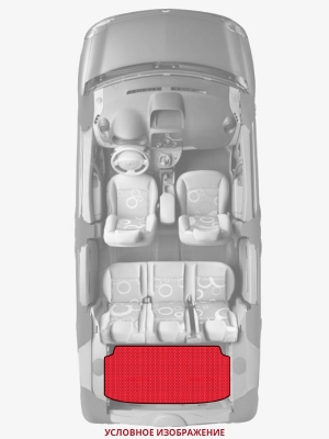 ЭВА коврики «Queen Lux» багажник для Saab 90